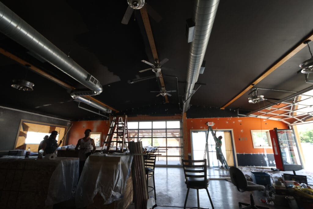 Commercial painting project after completion with Black Mountain Painting in Sturgis, SD.